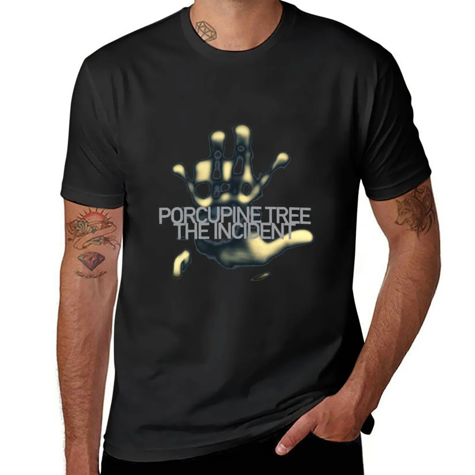 T-Shirt Porcupine Tree Taglie Forti Magliette Slim Fit Oversize Per Uomo