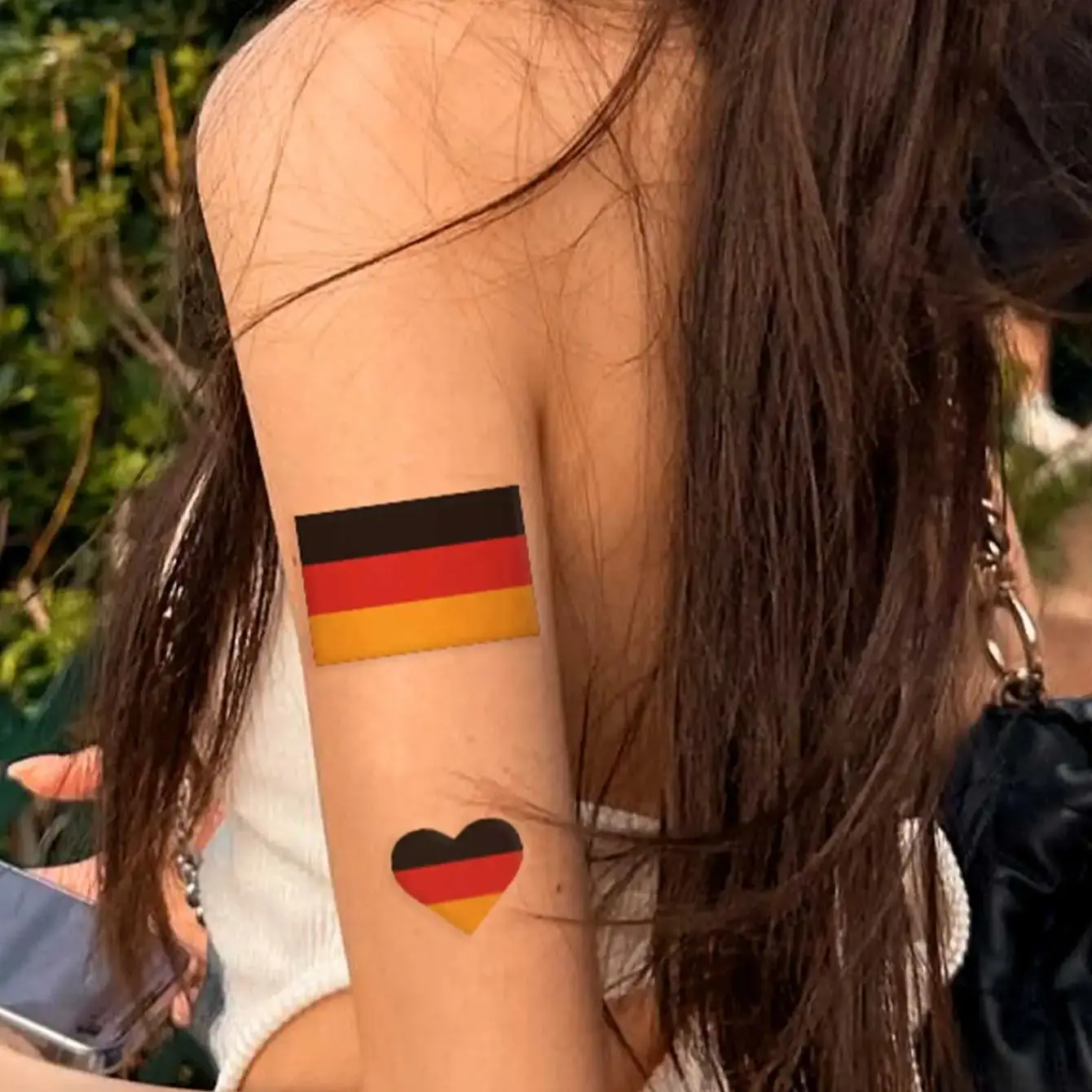 TATTOO 1PC National Flag Temporary Tattoo Face Arm Art Men Women Fake Tatoo World Brazil Russia America Football Game Tattoos