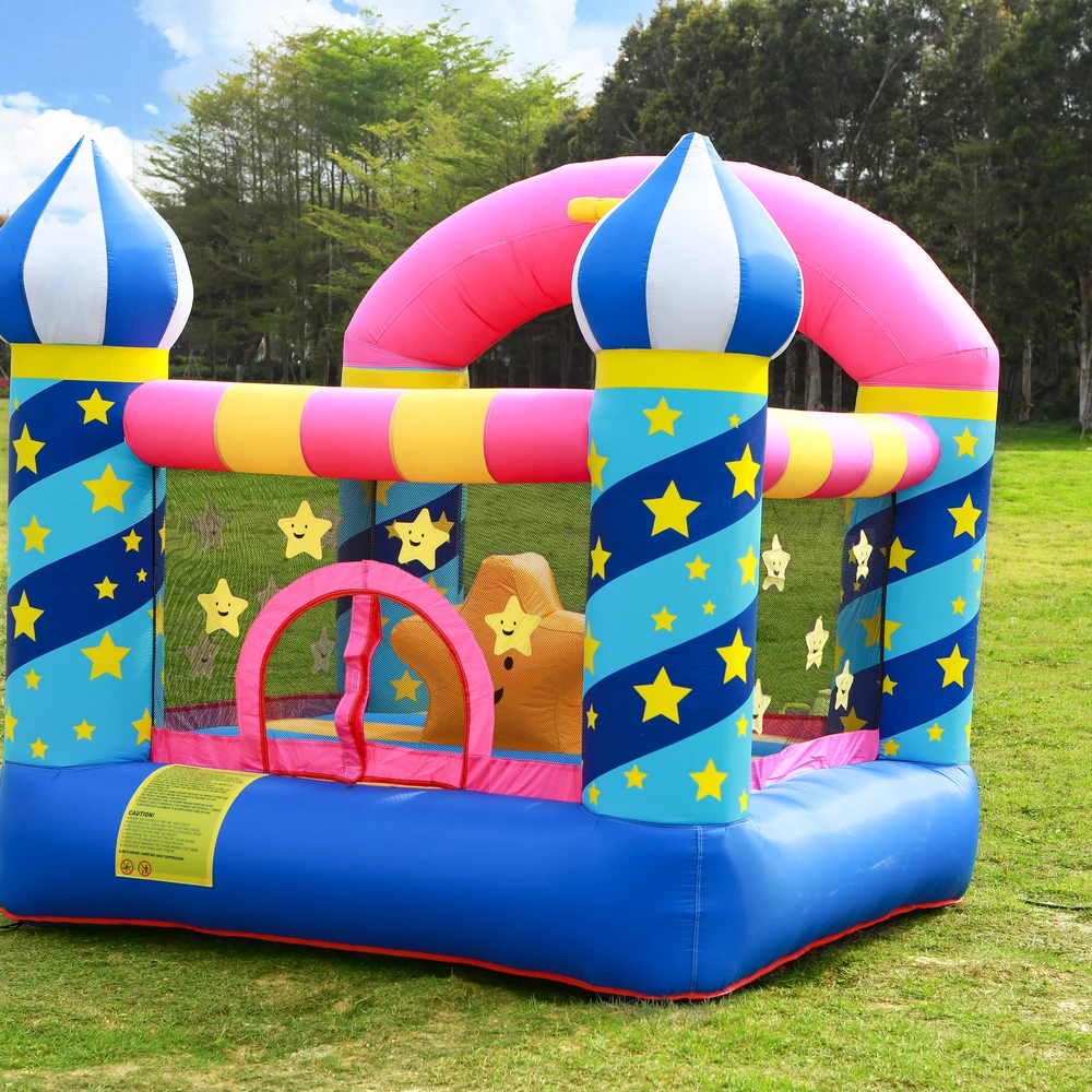 Mini Bounce House Star Inflatable Bouncy Castle Jump Castle Soft Bouncing House For Kids Party
