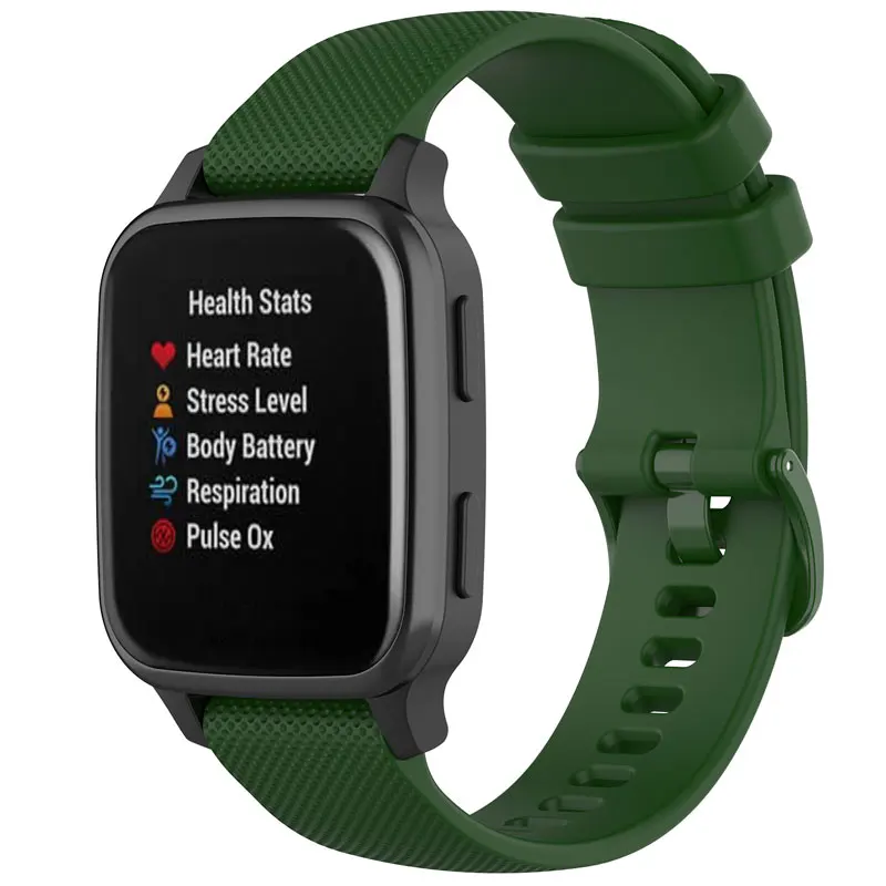 Versatile 20mm Silicone Watchband - Premium Replacement Wristband Strap