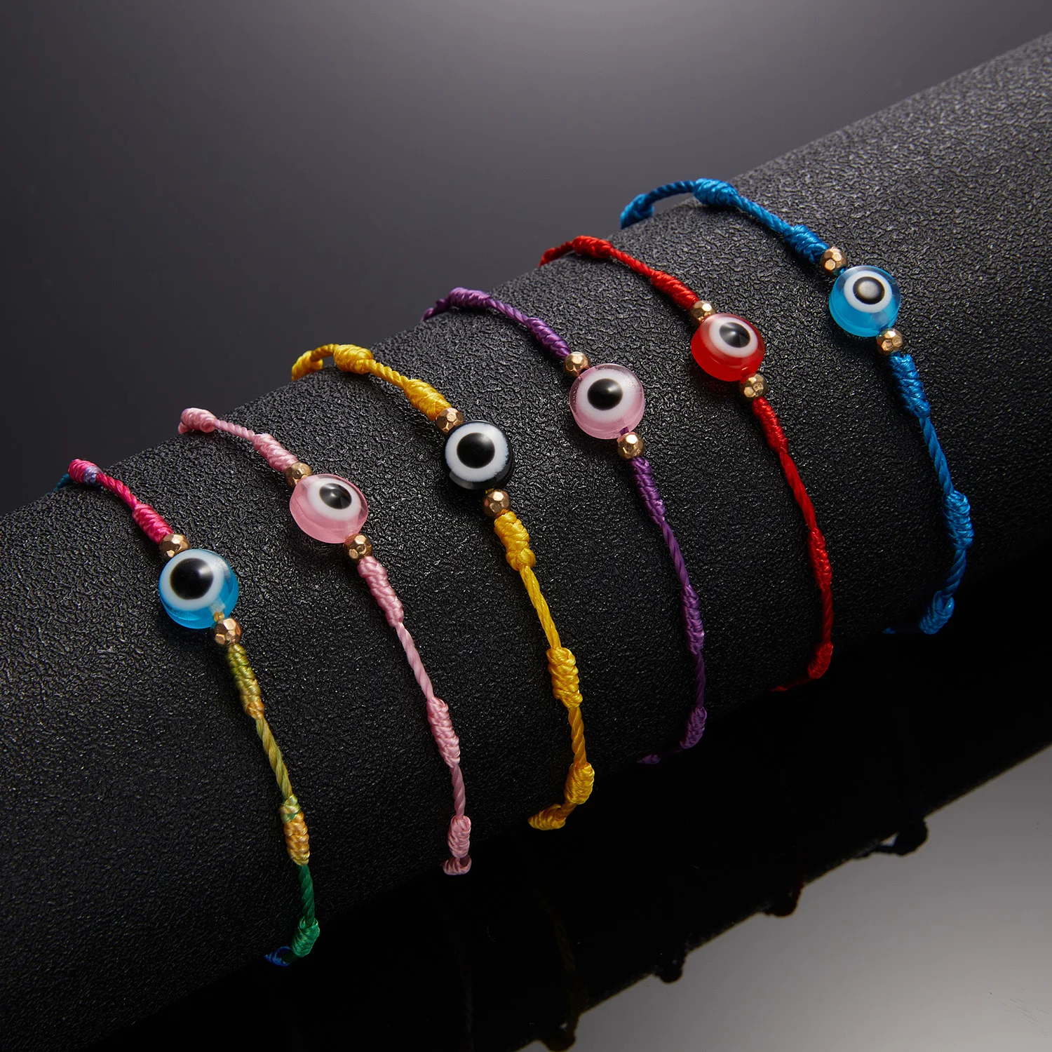 Bracelets Evil Eye Braided Bracelet Turkish Eye Bracelets 6pcs/set