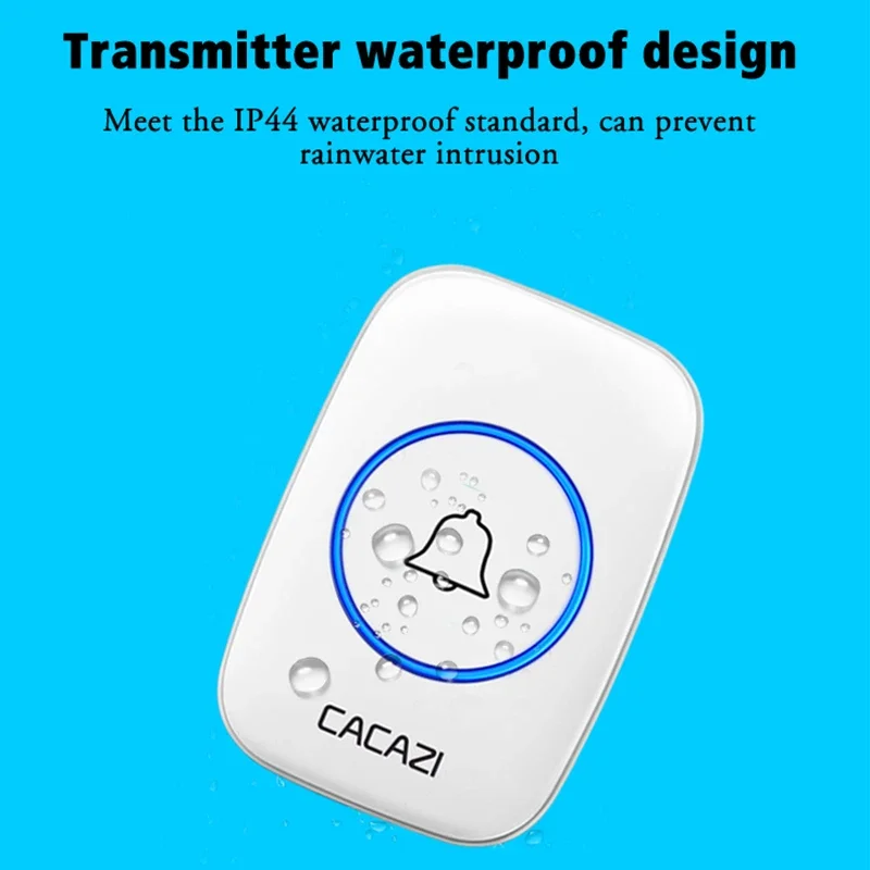 36 music 110DB 300M Wireless Doorbell Battery powered Smart Door Bell 1 2 Button 1 2 Receiver wireless doorbell