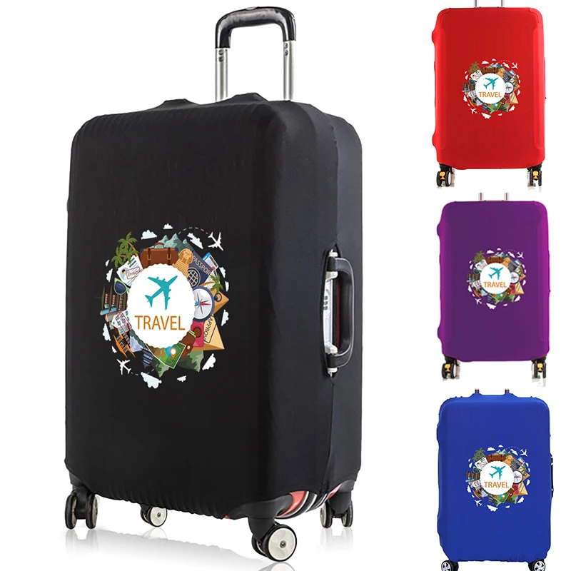 Reisekoffer Schutzhülle Brust druck Reise zubehör elastischer Schutz Gepäck  Staubbeutel für 18-32 Gepäck koffer - AliExpress
