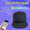 Unisex Baseball Cap USB Rechargeable Bluetooth APP Programmable LED Scrolling Message Display Board Hip Hop Street Snapback Hat 3