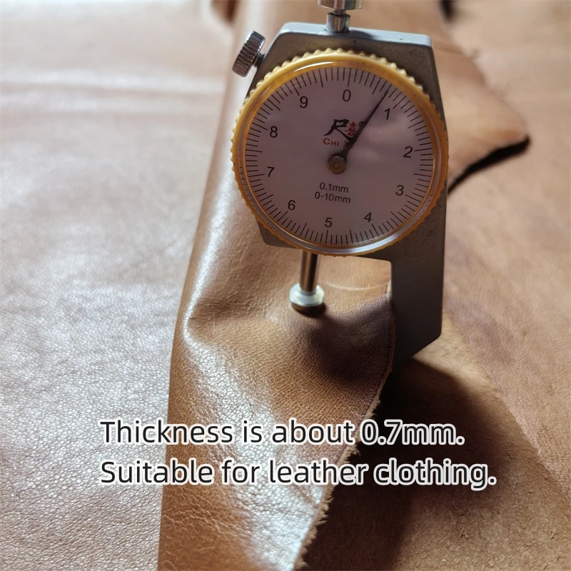 다크 브라운 오일 왁스 양피, 0.6mm, 0.7mm 첫 번째 레이어 가죽 진짜 가죽 원단. 가죽 의류용 수제 DIY, 전체 양가죽