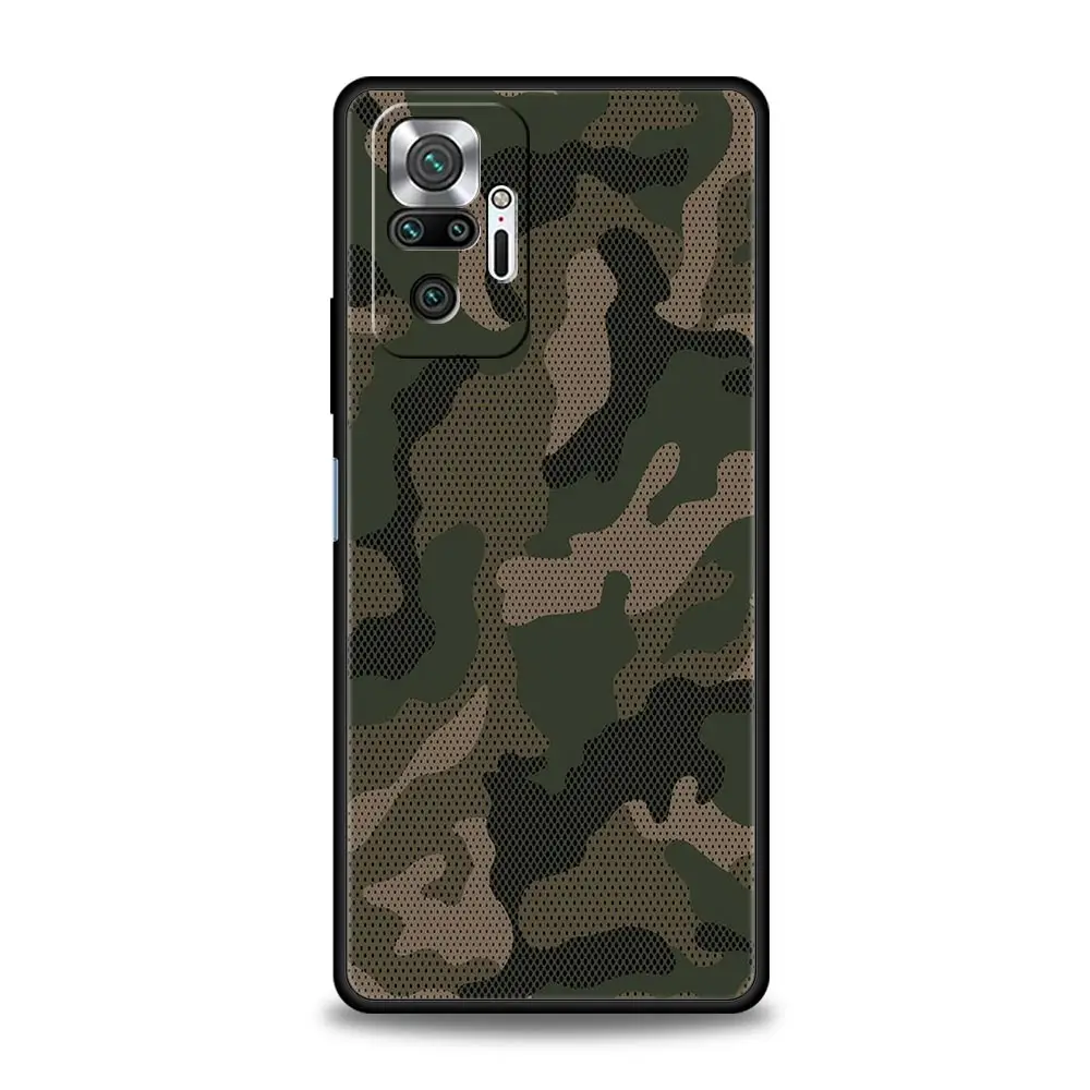 Camouflage Military Army Phone Case - Black Cover
