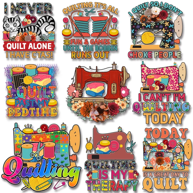 icantimquiltingtodayIronontransfersStickersforClothes