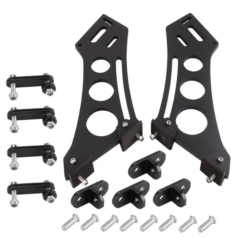 

Rear Wing Mount Brackets Firm Anti-Corrosion Car Tail Spoiler Mount Brackets Easy To Use Motors Modification Supplies