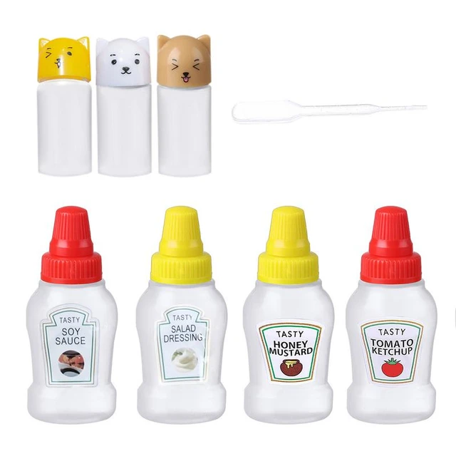 Mini Sauce Bottle Mini Squeeze Bottle Sauce Ketchup Bottle, Mini