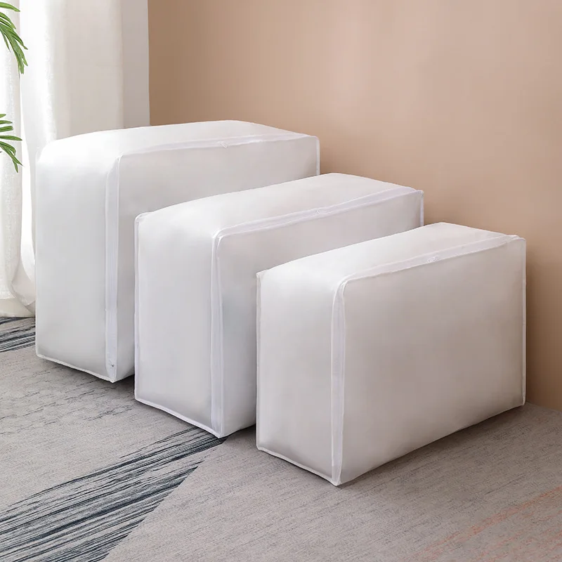 1pc-Large Storage Bag with Zippered Lid