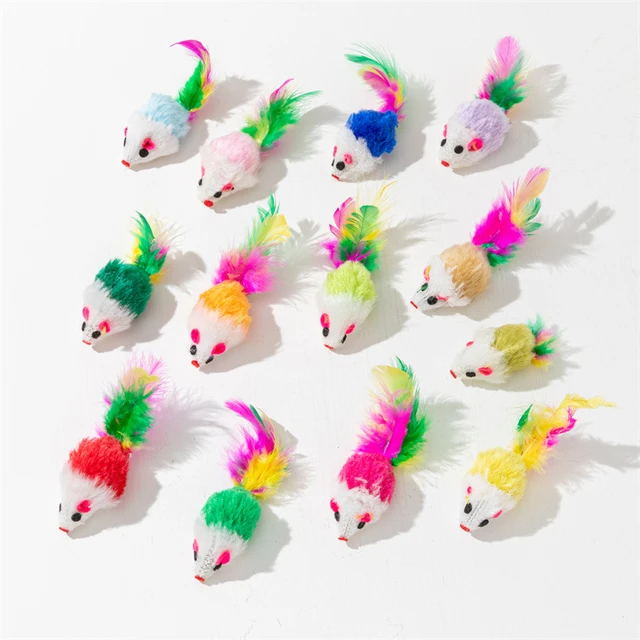 5PCS Jouets Chat, 20CM Jouet à l'herbe à Chat Ensemble, Jouets