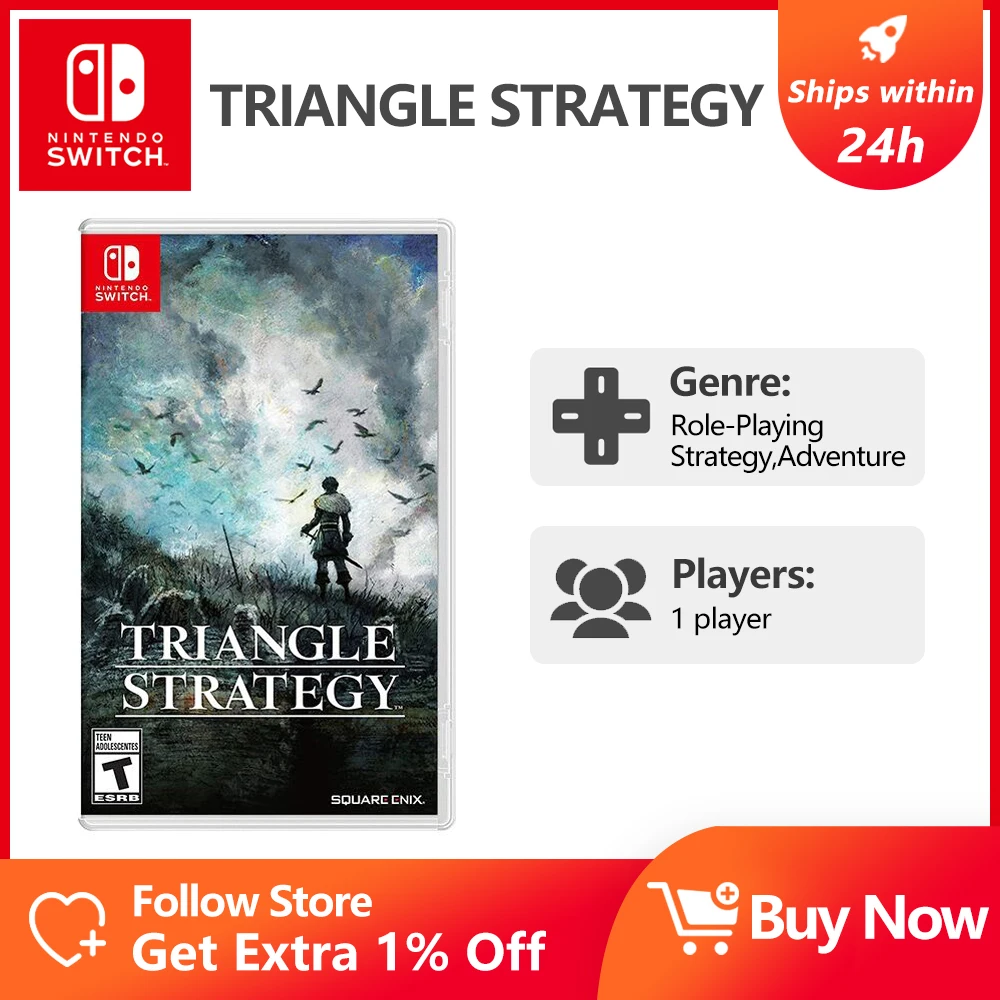 TRIANGLE STRATEGY Nintendo Switch Games RPG Strategy and Adventure