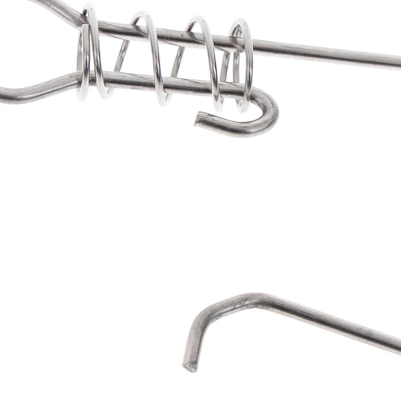 Description Picture 4 of item1Pc 14CM 18CM Fishing Lock Buckle Tackle Fishing Accessories Stainless Steel Chain Stringer With Float Live Fish Lure Lock belt