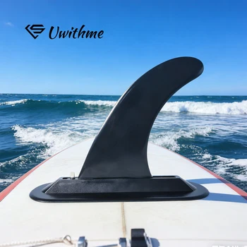 Pinna centrale singola da 10 pollici per SUP, pinna in nylon per longboard con attacco a vite, montaggio universale per tavole da paddle gonfiabili, ricambi per sport acquatici
