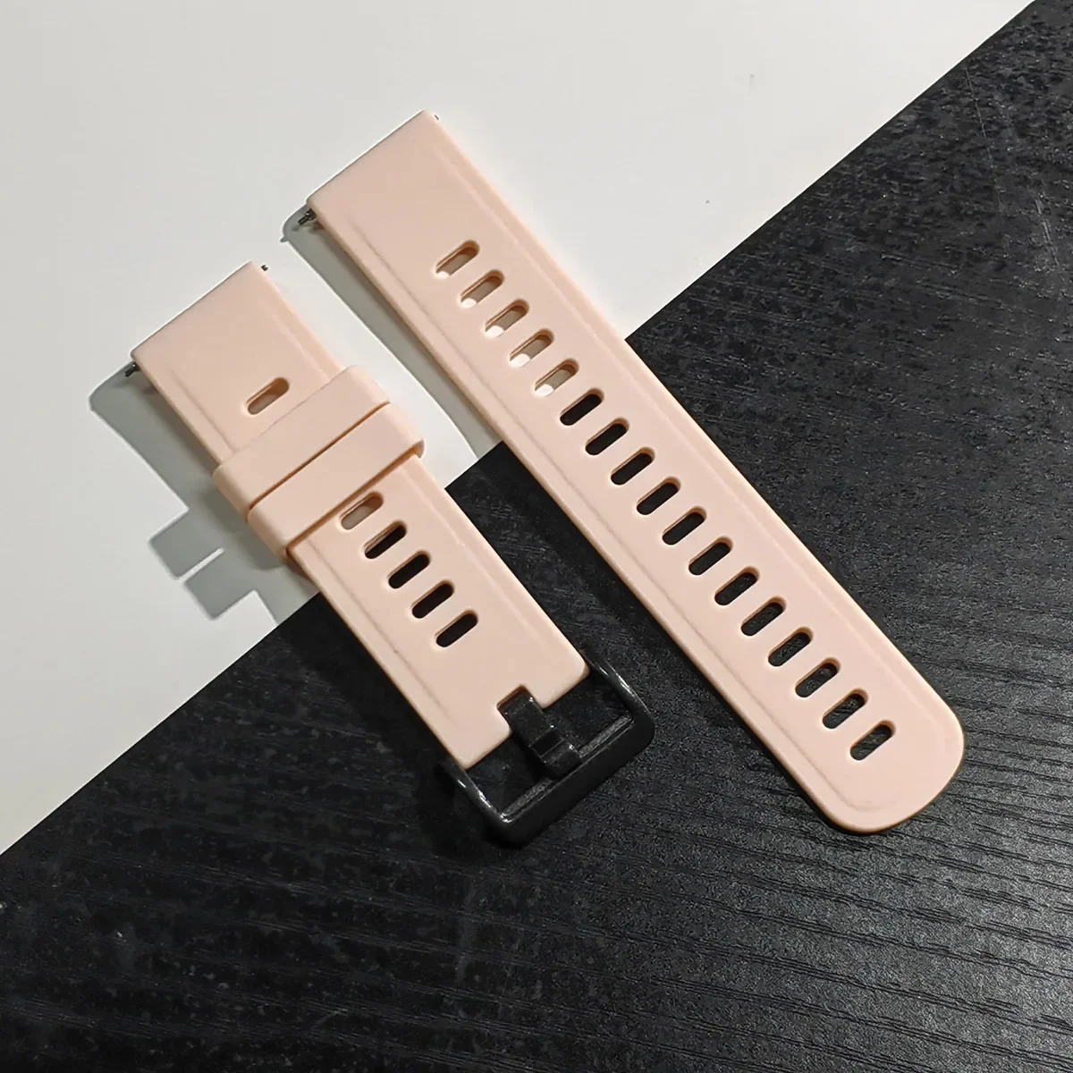 حزام رجالي من السيليكون الناعم، حزام زر أسود قابل...