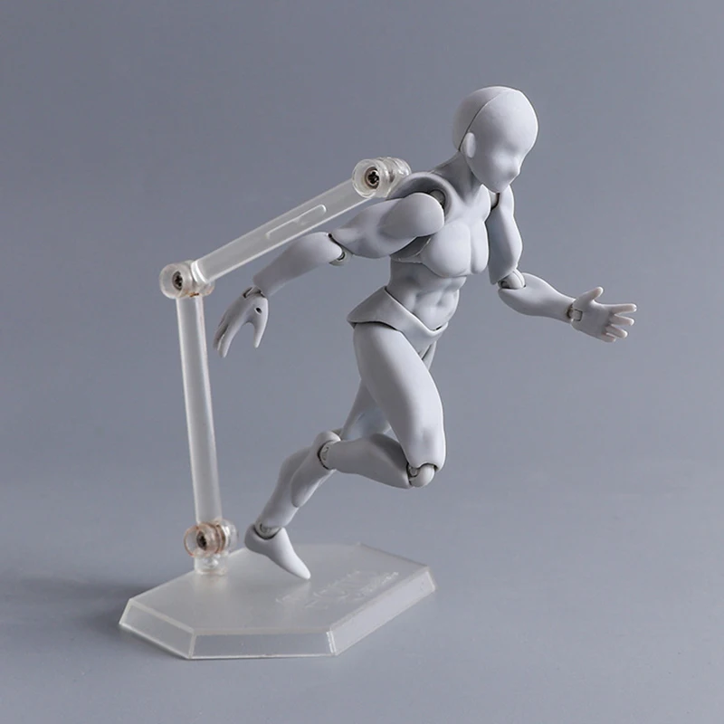 13cm Artist Art Painting Anime Figure Sketch Draw Male Female Movable