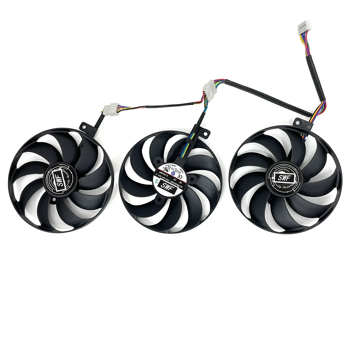 FDC10H12S9-C T129215SU 7Pin GPU Card Cooling Fans For ASUS ROG