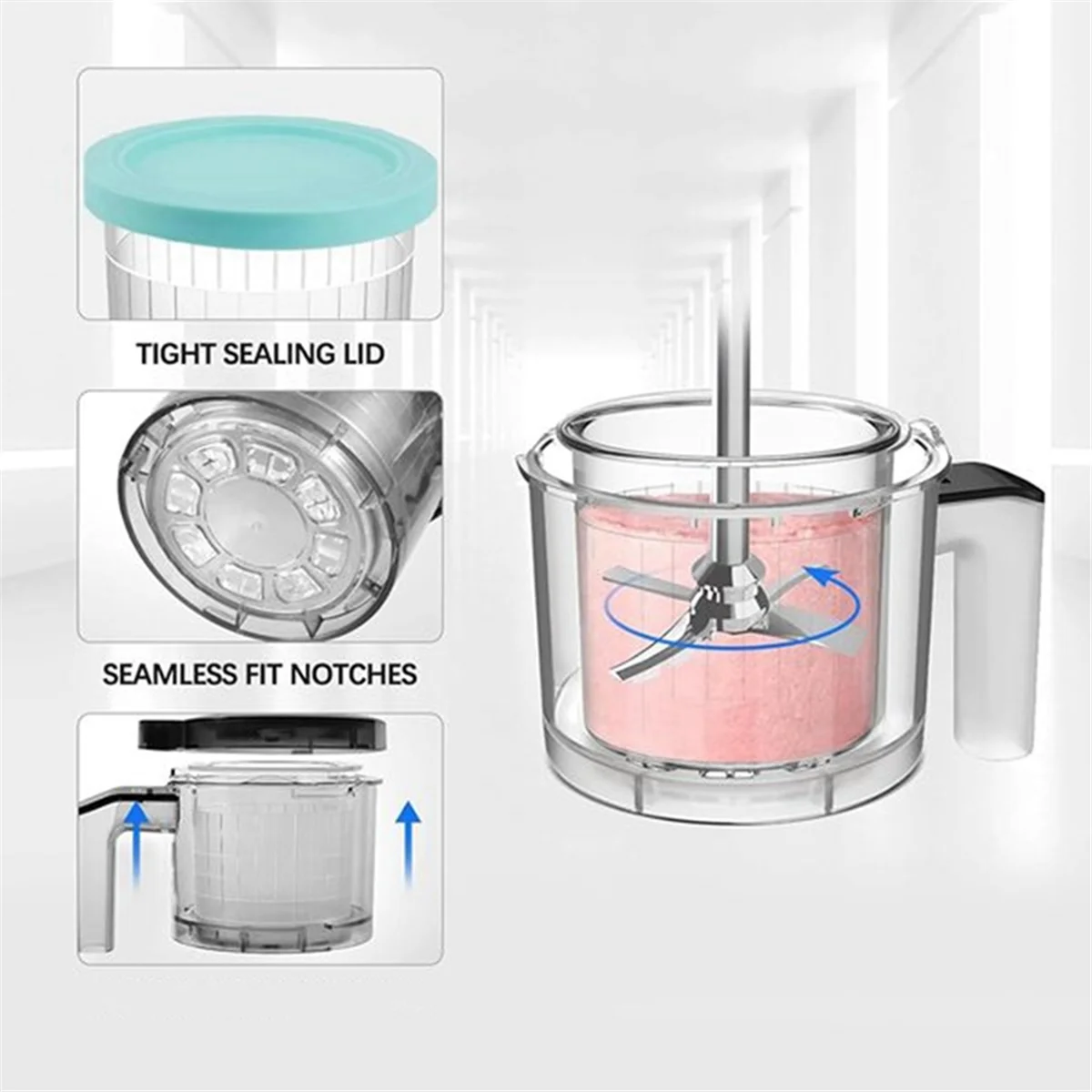 Ripple Ice Cream Cup NC500 NC501 is Suitable for Ninja Creami Ice Cream Storage Cup 4
