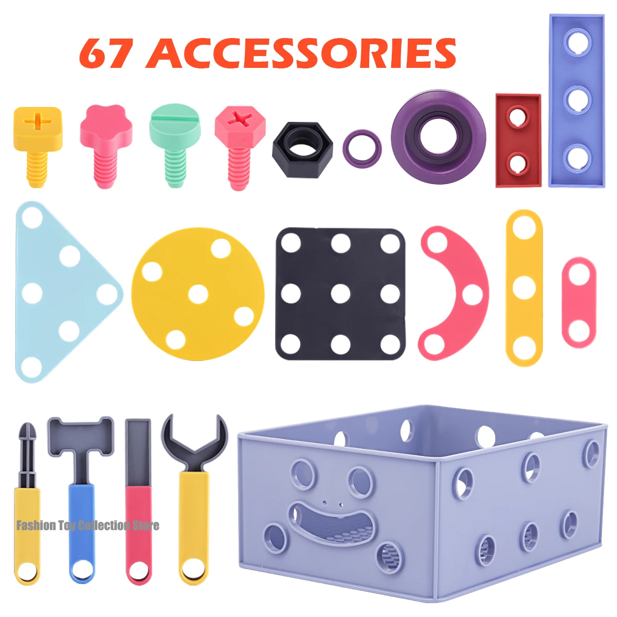 Variable DIY Screw Repair Kit Toys For Children Nut Disassembly Assembly Tools Set Creative 3D Puzzle Educational Toys Kids Gift assemble toy