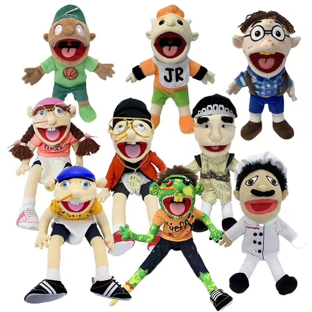 38/60cm Jeffy Puppet Cartoon Jeffy Puppet Plush Toy Jeffy Dolls Soft