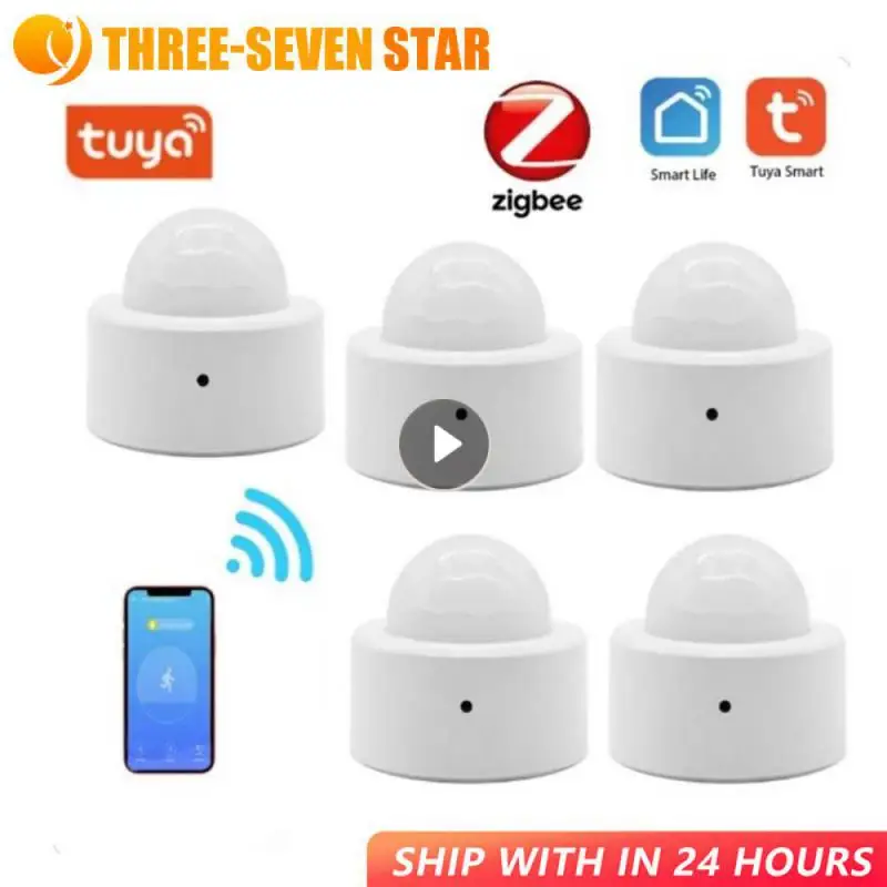 

Tuya Zigbee 3.0 Mini PIR Motion Movement Human Body Detector With Brightness Luminance Sensor Lux Meter Home Security Alarm