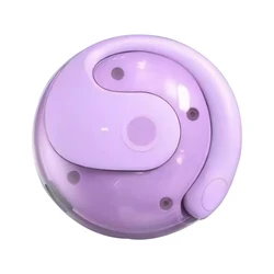 Multilingual Wireless AI Translation Earbuds - Real - Time Portable Translator Headphones (Purple)
