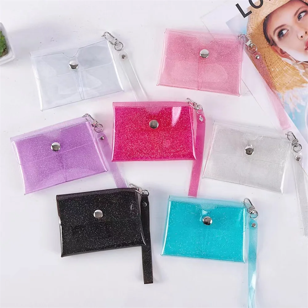 PVC Transparent Coin Purses Card Case Fashion Waterproof ID Credit