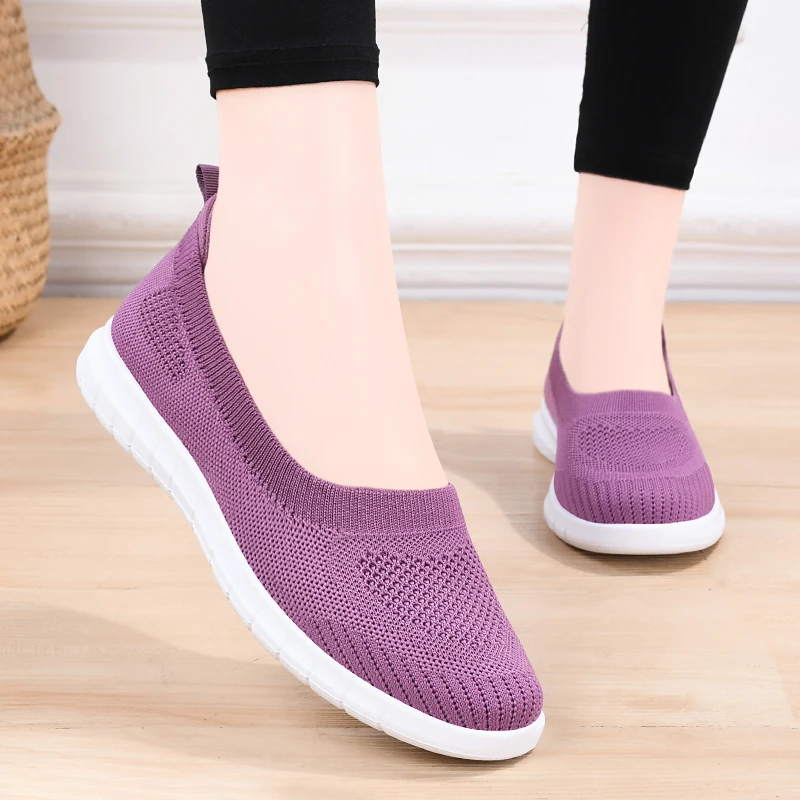 Fshion Women's Summer Footwear Platform Loafers Ladies Ballet Flats Female Sneakers Comfortable And Elegant Women's Shoe