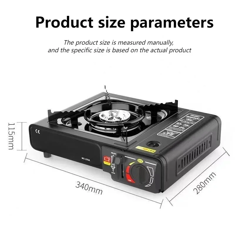 Card Stove Portable Gas Stove Outdoor Camping Stove Hot Pot Gas Card Magnetic Single Use Dual Purpose