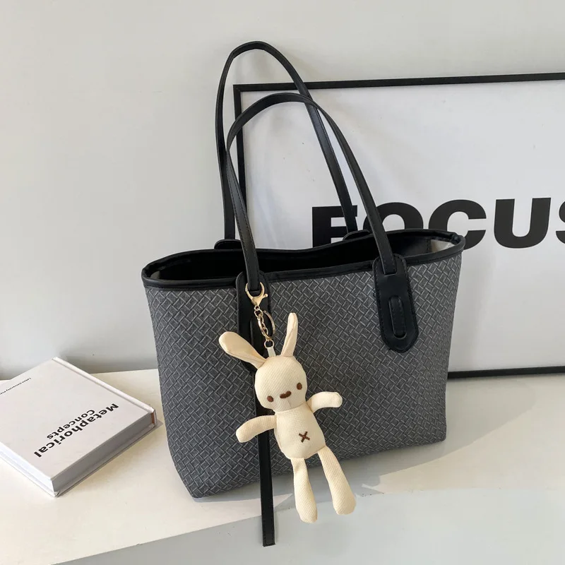 Advanced Texture Large Capacity Elegant Women's Portable Tote Bag Female 2024 New Fashion All-Matching One-Shoulder Large Bags