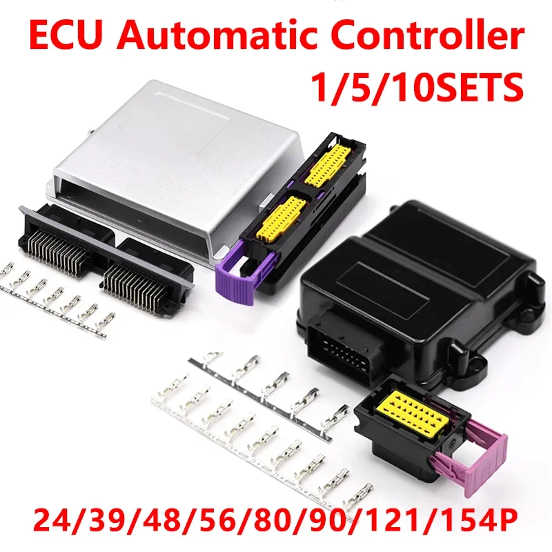 

ECU Connector Circuit Board Matching Aluminum Alloy Shell 24/39/48/56/80/90/121/154Pin Automotive Motor Car Controller
