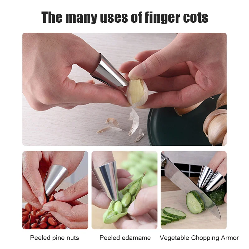 Finger Guard Stainless Steel Finger Guard For Kitchen Cooking
