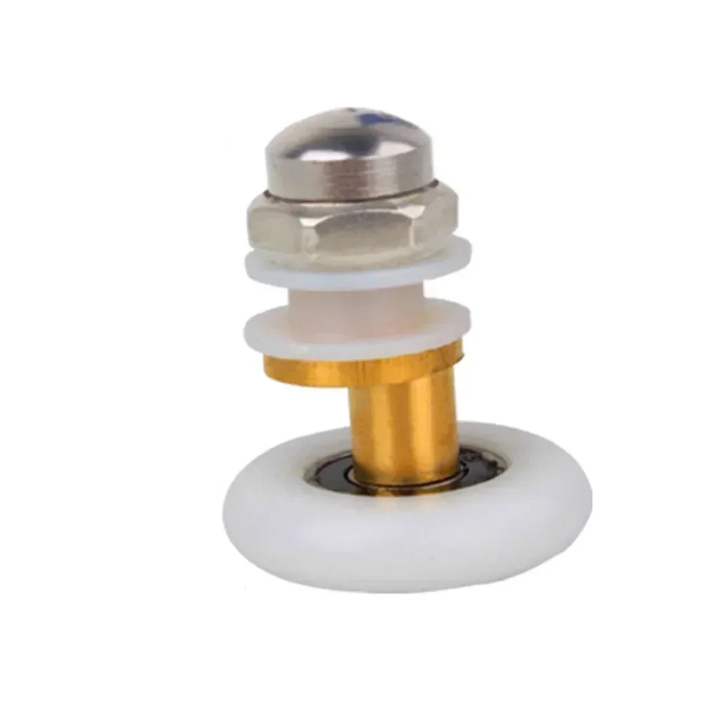 4 PCS 20/23/25/27mm Door Rollers Shower Glass Sliding Door Hanging Wheel Roller Bathroom Sliding Cabinet Eccentric Pulleys