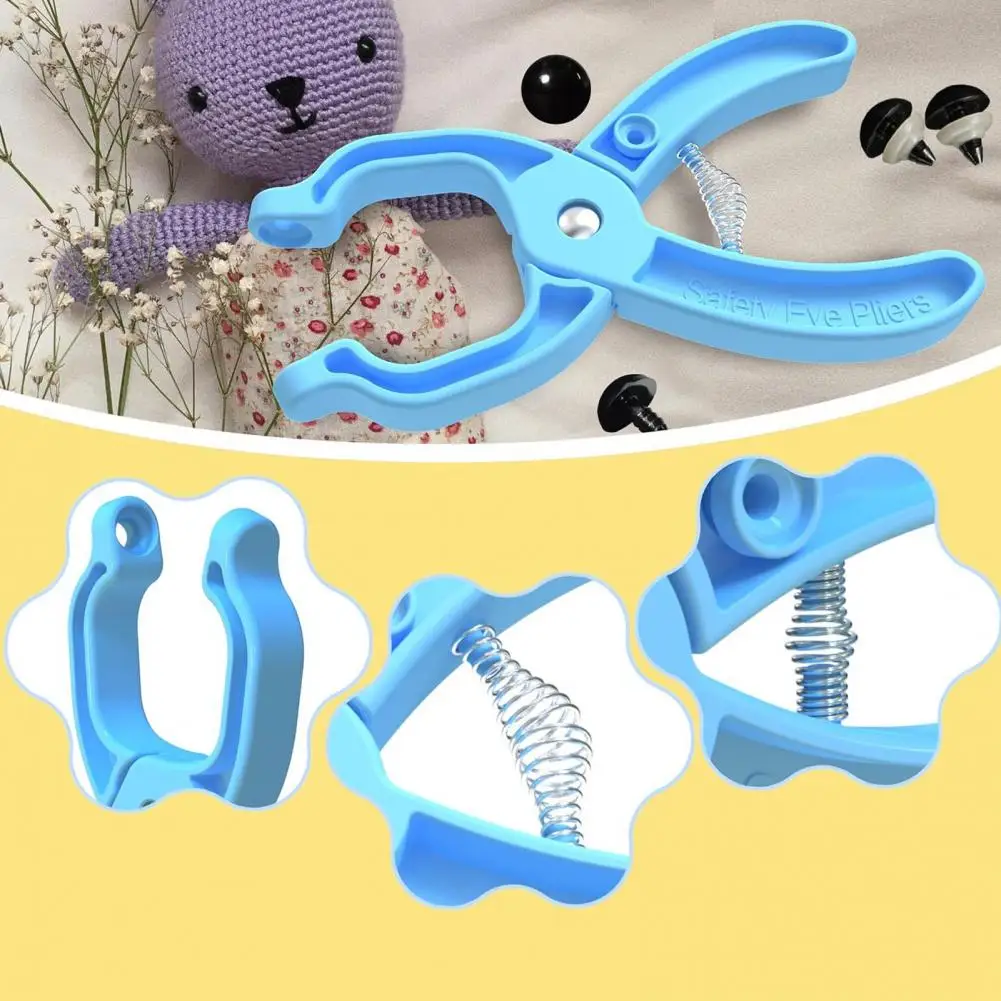 Knitting Crochet Doll Safety Eye Pliers Tool 3D Printed Amigurumi Crocheting Safety Eye Attaching Pliers 4