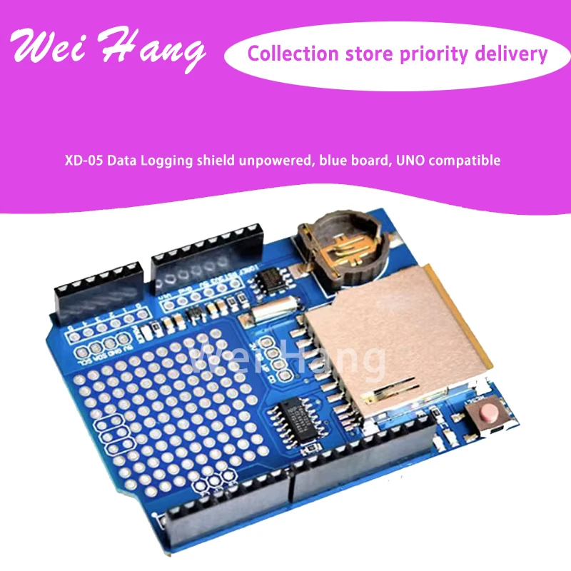 Schermo Di Registrazione Dati Xd-05 Non Alimentato, Scheda Blu, Compatibile Uno