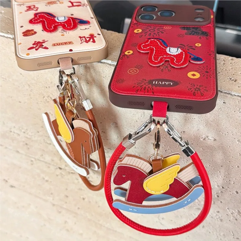 Adorable Cartoon Pony New Year Phone Case