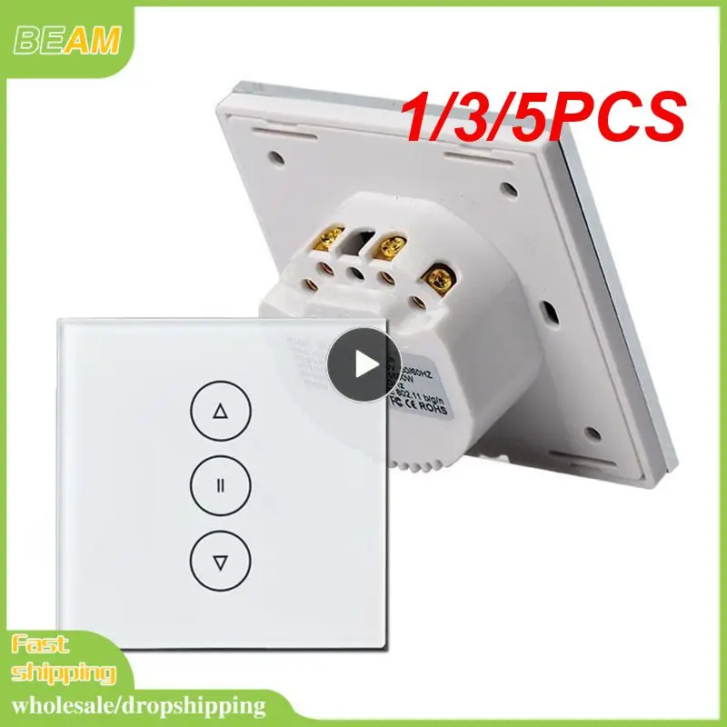 

1/3/5PCS Tuya Smart Switch Rolling Blinds Engine Roller Shutter EU Touch Switches Panel Support Alexa