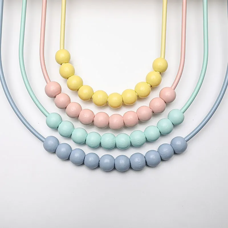Wooden Abacus Montessori toys for kid Arithmetic Calculation Learning Educational Toy for Baby Wooden Bead Abacus Accessories 6