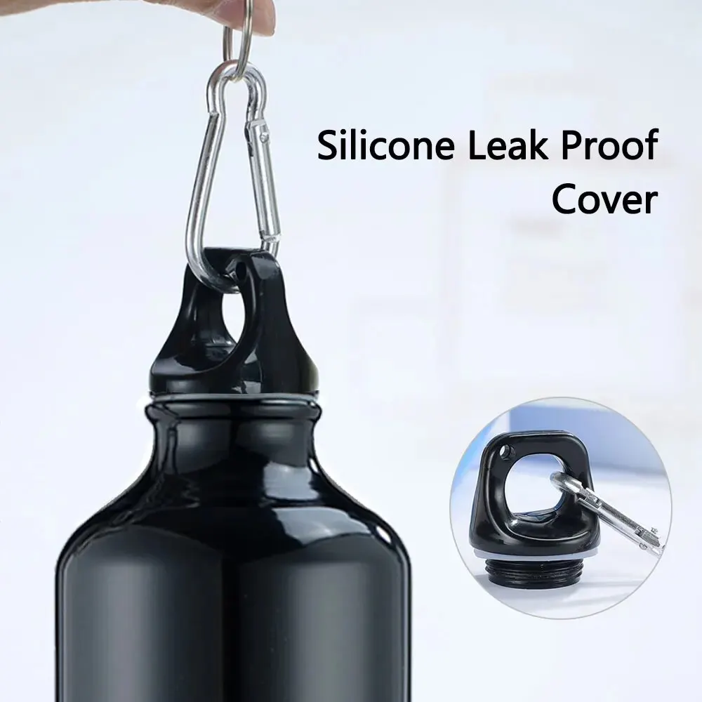 Water Bottles 600mL for Hiking Travel Outdoor Sports with Carabiner