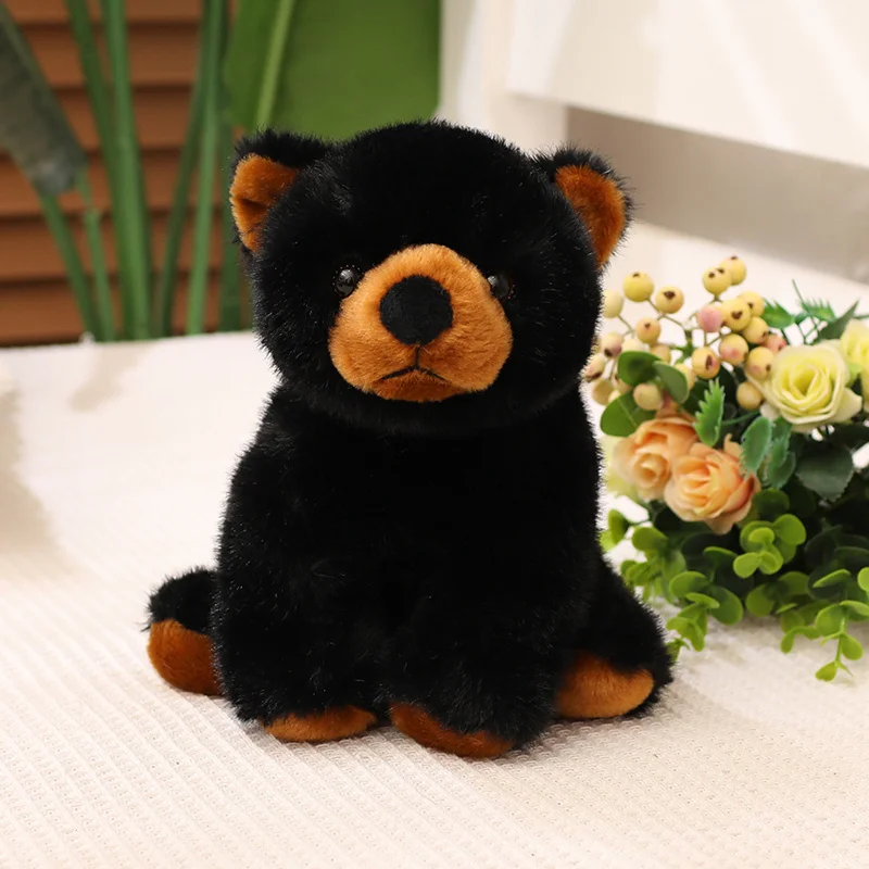 Adorable Kawaii Bear Plush Doll - Cute Furry Toy for Home Decor and Comfort Gift