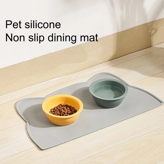 Dog Food Mat - Silicone Dog Mat for Food and Water - 28 x 20 Pet Feeding  Mats