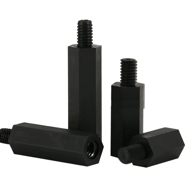 Male to Female PCB Nylon Standoff Spacer M2 M2.5 M3 M4*L 6 Column Plastic Spacing Screws length: 5-50mm 20/ 50pcs