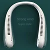1PC Fan Long Endurance New Mini Neck Portable No Bladeless Hanging Neck Rechargeable Air Cooler 3 Speed Mini Summer Sport Fan 3