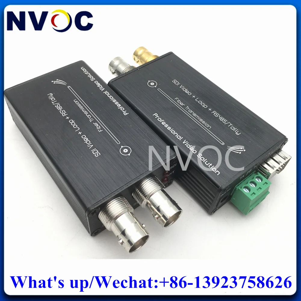 

1Ch Mini 3G-SDI Fiber Optical Converter with 1Ch RS485 Data and Loopback,1080P@60Hz 3G SDI Fiber Transceiver Without LC BIDI SFP