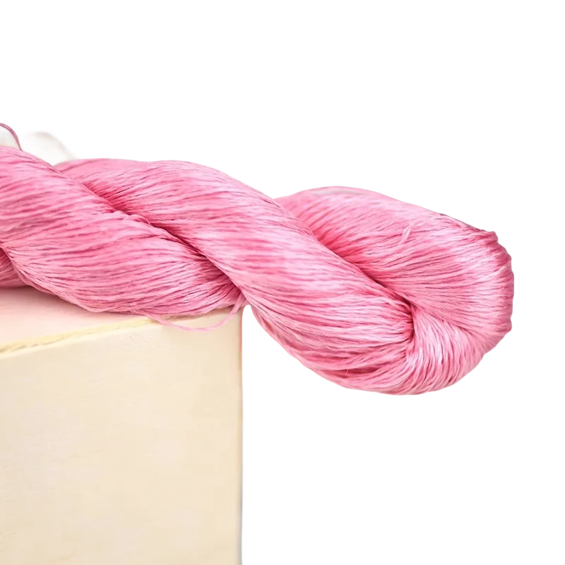 Vibrant 400m 100% Natural Silk Embroidery Floss in Red/Blue