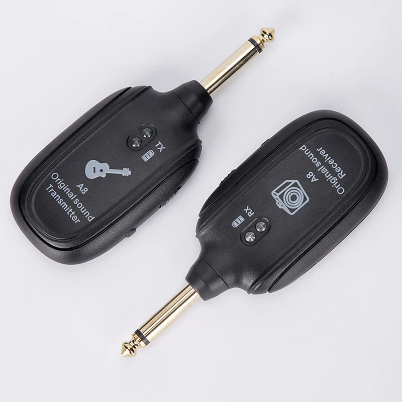 Wireless Guitar System Built In 4 Channels Wireless Guitar Transmitter Receiver For Electric Bass Violin Electric