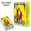 The Rider Tarot Deck inglés/español The Authentic Rider-Waite Tarot Deck folleto esencial para tarot principiantes tarjeta de lectura experta 1