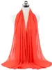Nouveau foulard en mousseline uni pour femme, prêt-à-porter, hijab instantané, châle musulman, hijabs islamiques, écharpe arabe, foulards pour la tête