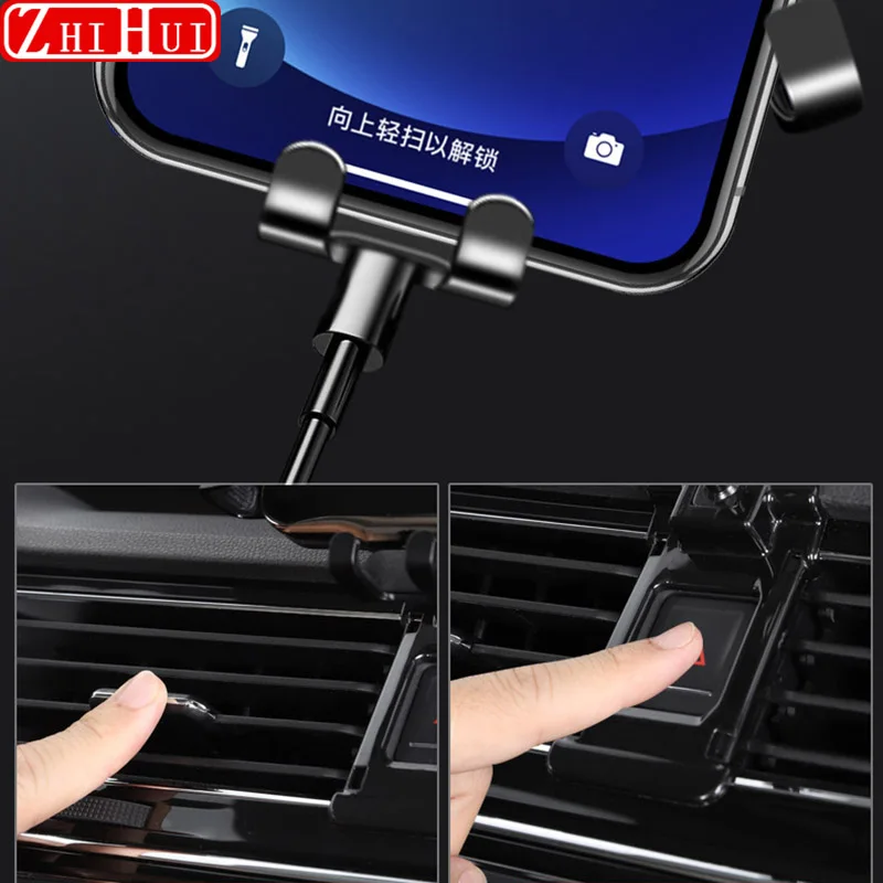 Adjustable Car Phone Mount Holder For Great Wall GWM Poer Ute GWM Cannon Gravity Navigation Bracket Modificated Accessories