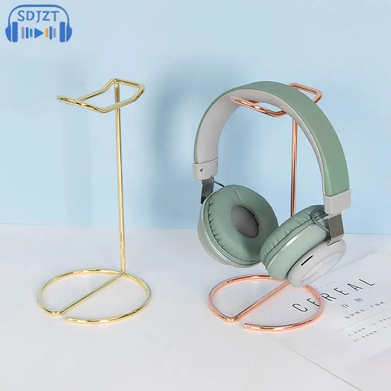 

1pc Iron Line Headphone Stand Metal Support Headset Stand Rack Cute Bluetooth Wireless Headphones Holder Support Gamer Helmet